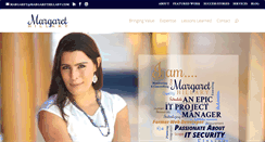 Desktop Screenshot of margarethillary.com